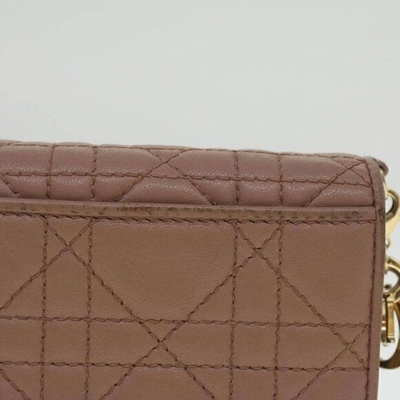 Christian Dior Wallet Lamb Skin Pink - Picture 3 of 15